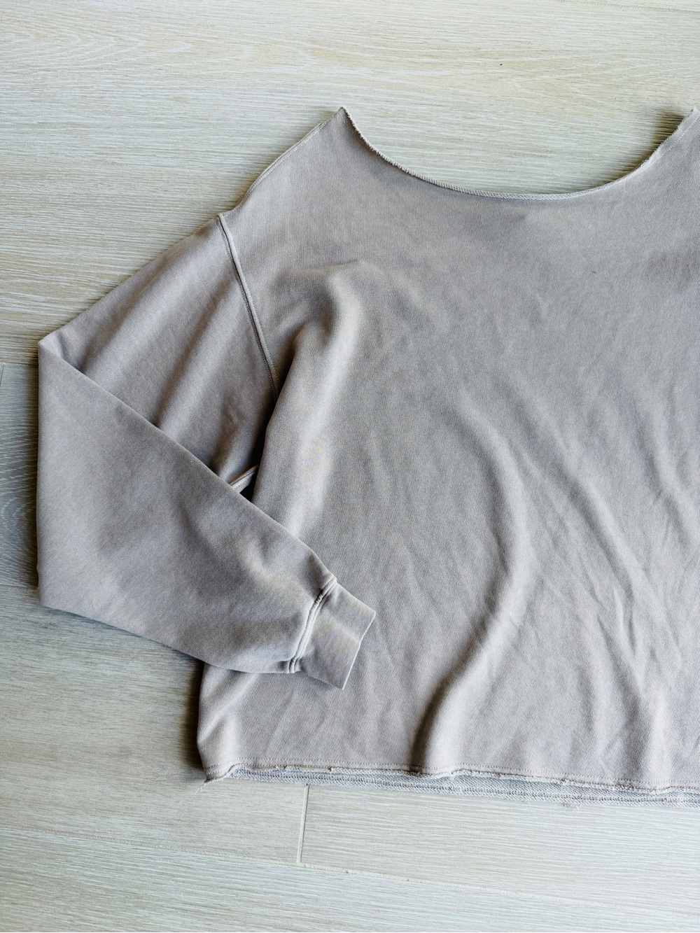 aerie Slouchy, Cozy Sweatshirt - Taupe